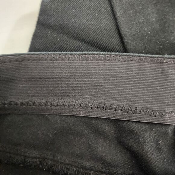 Chico's So Slimming Women Jean Sz 1 Medium 8 Stretch Black Denim Skinny Mid Rise - Picture 6 of 8